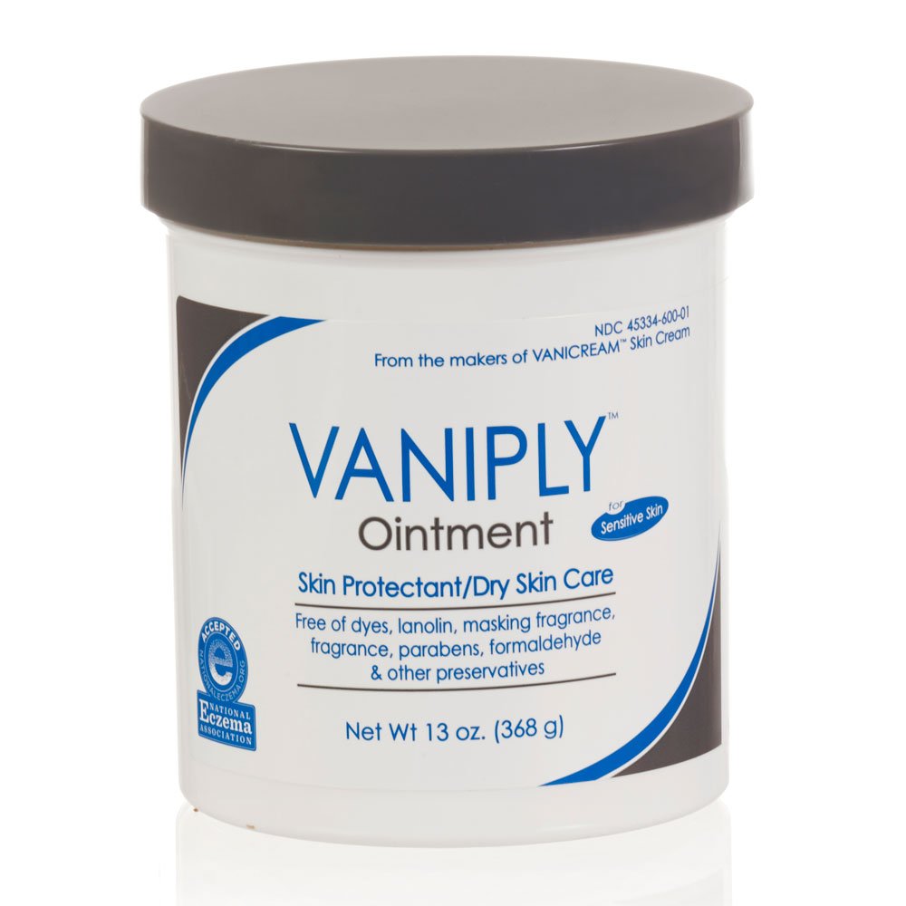 Vanicream Vaniply Ointment | Skin Protectant| Fragrance and Gluten Free | For Sensitive Skin | Soothes Dry, Irritated, Itchy & Chaffing Skin | 13 Ounce Tub