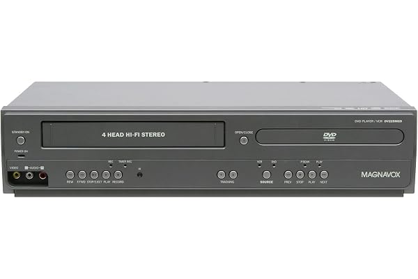 Magnavox DV225MG9 DVD Player and 4 Head Hi-Fi Stereo VCR (Renewed)