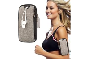 Cell Phone Holder for Running, Arm Bag with Adjustable Velcro, Sweatproof Armband for iPhone 13/12/11/XS/XR/8 Plus, Galaxy S2