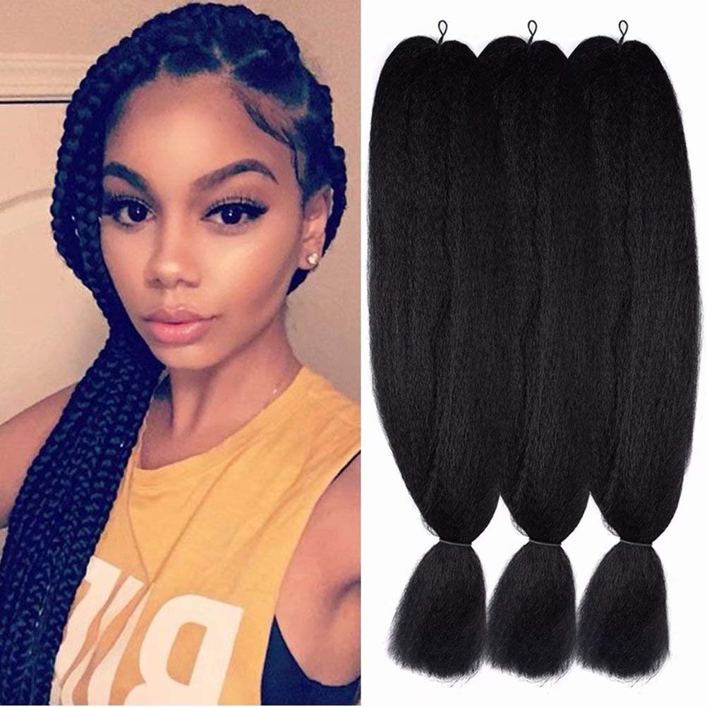 Amazon Com Synthetic Box Braids African Crochet Braids Hair