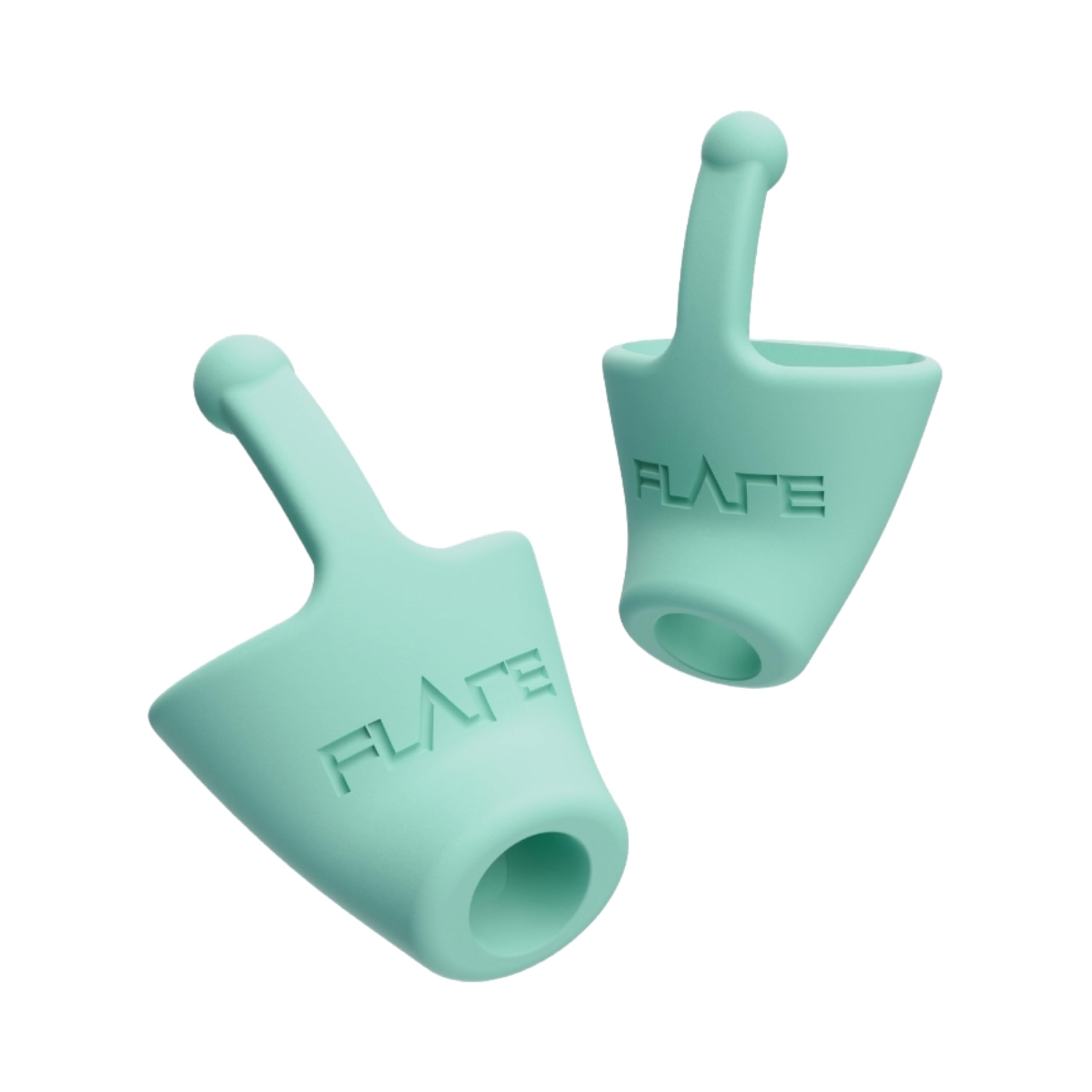 Flare Calmer | Ear Plugs Alternative | Daily Noise Relief | Sound Sensitivity | Stress Relief | No Muffling | Improve Wellbeing | Comfy, Reusable, Soft Silicone Earplugs | Original Mint