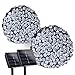 Flacchi String Lights, 72ft 200 LED Outdoor Waterproof Decorative Fairy Lights with 8 Lighting Modes for Home, Patio, Lawn, Garden, Party and Holiday Decorations(Cool White), 2 Pack, F0008
