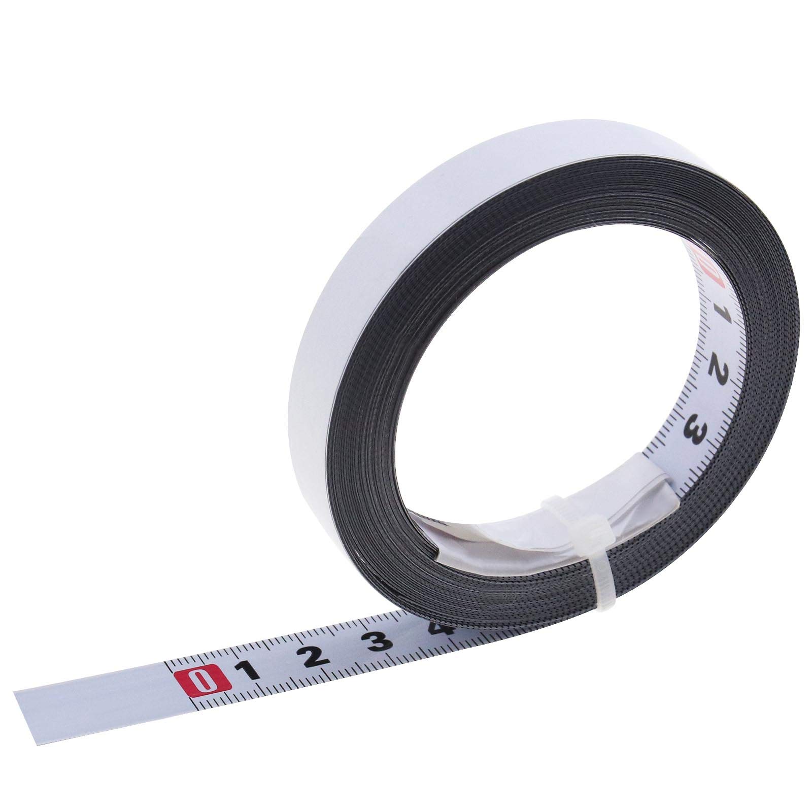 EMSea Metal Steel Measure Tape Self Adhesive Metric Scale Ruler Reads L to R for T-Track Router Table Band Saw Woodworking Tool