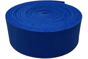 TOFL Genuine Top-Grain Leather Strap | 72 Inches Long | 1 Inch Wide | 1/16 Inch Thick (4-5 oz) | 1 Leather Strip for DIY Arts & Craft Projects, Clothing, Jewelry, Wrapping | Blue
