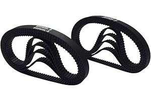 MXL TIMING BELT BEMONOC Synchronous MXL Belt 76MXL/B95MXL 6mm Width 2.032mm Pitch for Motor Belt Pack of 10pcs