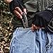 Kizer Cutlery Folding Pocket Knives Flipper Knife Drop Point Blade Titanium Handles Tactical EDC Knife, Dirk Pinkerton Escort Ki4481