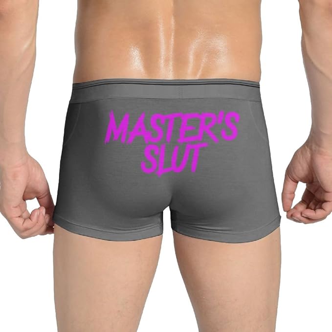Secisweet Masters Slut Mens Cotton Stretch Boxer Briefs #underwear #that #prevents #sweating Secisweet Masters Slut Mens Cotton Stretch Boxer Briefs