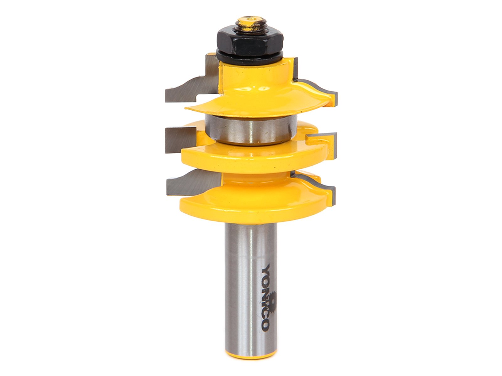 Yonico 12121 - Stacked Rail and Stile Router Bit, Ogee - Stock Size: 3/4" to 7/8" - 1/2" Shank โ image 1