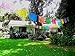 Mexican Decoration Papel Picado Plastic Banner Colorful Tissue Paper Coco Movie –Fiesta Party Birthday Family Celebrations- 64 Feet Includes 4 Large Banners (16 Feet Long 10 Panels each)- Handmade