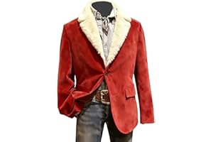 GENERIC Christmas Blazer Men Santa Jacket Christmas Suit Santa Coat Mens Sport Jackets Sport Coat for Men
