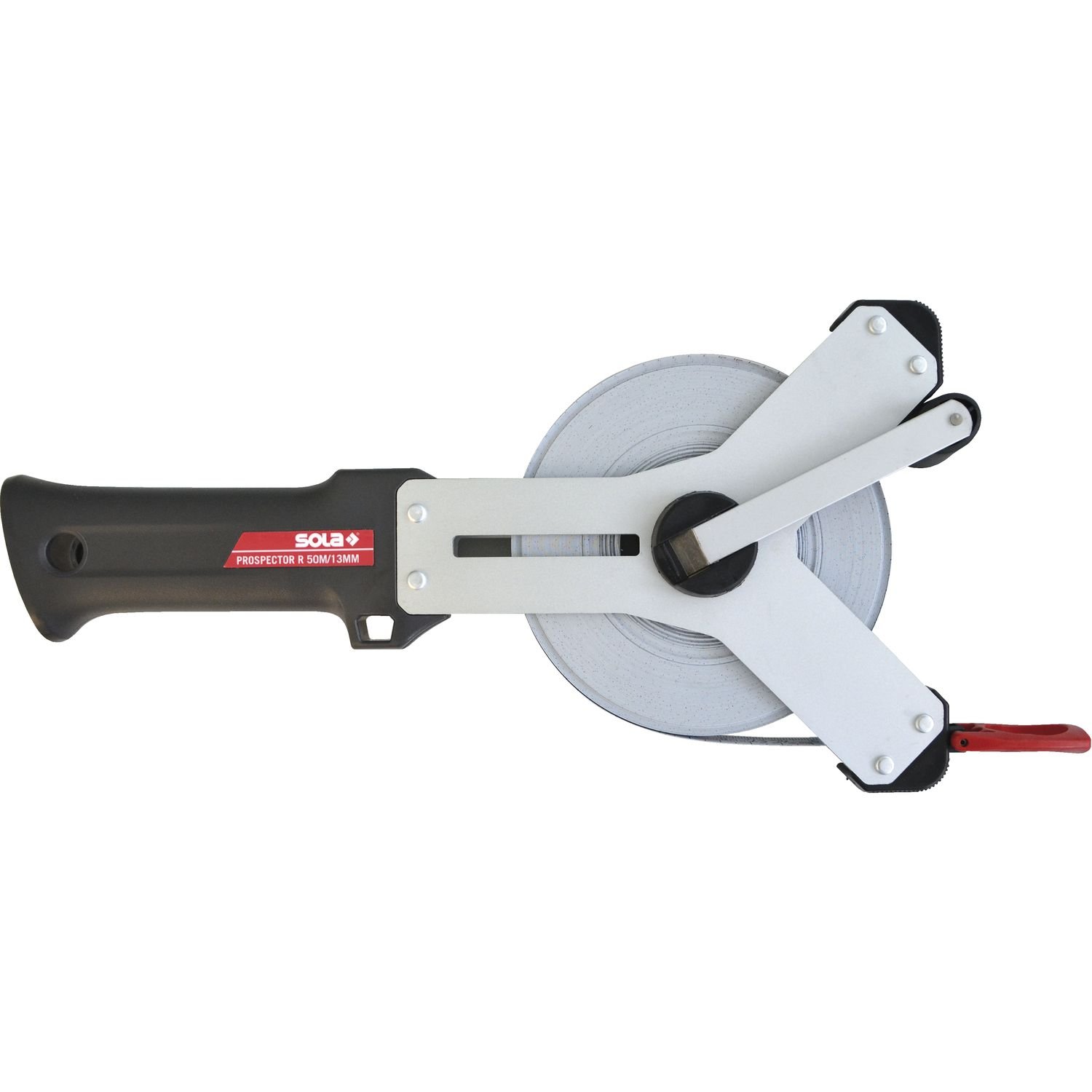 Sola 50051801 "Prospector YR 50" Tape Measure, Black/Grey, 50 m