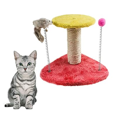 POPETPOP Cat Climbing Tower with Scratching Post and Uganda Ubuy