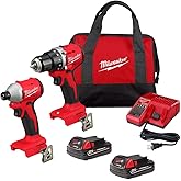 Milwaukee Electric - M18TRADE Compact BRUSHLESS 2-Tool Combo KIT