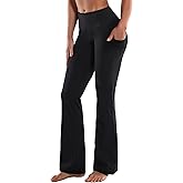 BUBBLELIME 29"/31"/33"/35"/37" High Waist Yoga Pants Tummy Control for Womens Bootcut Workout Flared Basic/Out Pockets