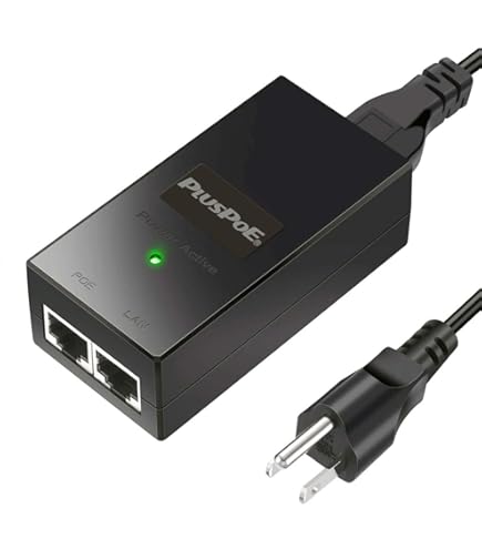 Gigabit POE Injector, 48V 15.4W Power Over Ethernet, IEEE 802.3af