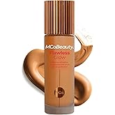 MCoBeauty Flawless Glow Luminous Skin Filter - 6.5 Natural Honey - 4-in-1 Luminous Primer, Foundation Booster & Liquid Highlighter with Squalane - Radiant Glow Complexion Perfector Face Makeup