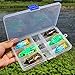 Sougayilang Hollow Frog Fishing Lures Soft Topwater Baits for Bass Snakehead Saltwater Freshwater Fishing