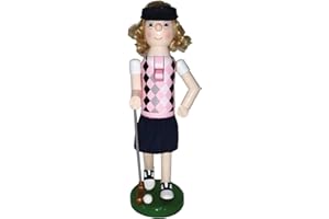 Santa's Workshop 70976 Lady Golfer Nutcracker, 14", Multi