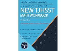 New TJHSST Math Workbook Volume 1: Advanced Workbook for the Quant-Q Math Test