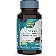 Nature's Way Bilberry Premium Extract, Supports Eye Health*, Eye Health Supplement for Adults with Black Elderberry*, Gluten Free, Vegan, 90 Capsules (Packaging May Vary)