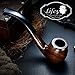 lifevv Tobacco Pipe Ebony Wooden Smoking Pipe with Accessories and Gift Package