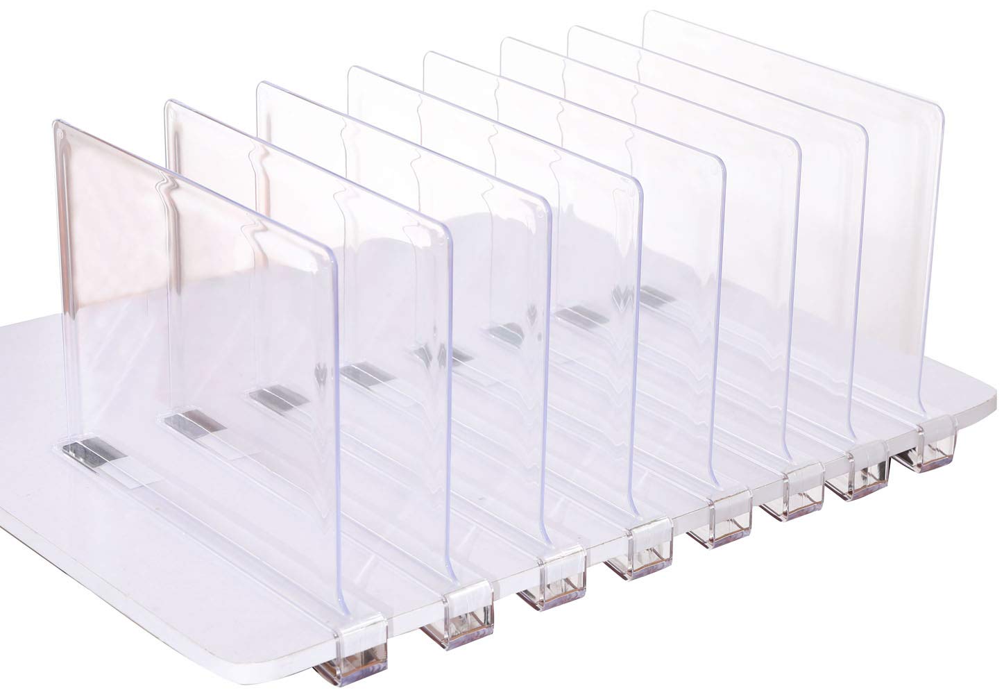 Sooyee 8 PCS Beautiful Acrylic Shelf Dividers, Perfect Perfect for