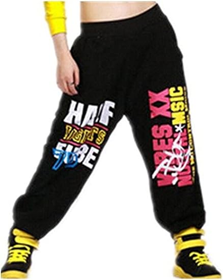 Amazon Co Jp Kuc2614女性ロングパンツ B系ストリート系パンツhiphopダンスパンツ レデシーススウェットパンツ子供スウェットパンツ 大人m 服 ファッション小物