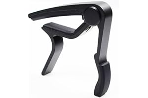 JUNLEGO Guitar Capo Capo for acoustic guitar 6-String Acoustic & Electric Guitar Capo (Black)