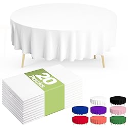 Pureegg Plastic Table Cloth Disposable 20