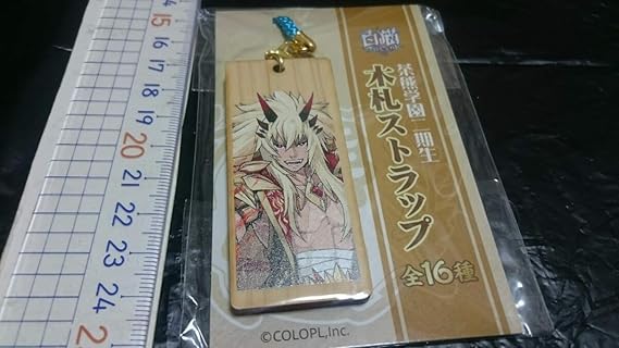 Amazon Co Jp 白猫プロジェクト 茶熊学園二期生 木札ストラップ オウガ 服 ファッション小物