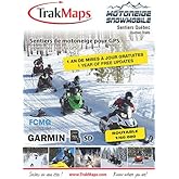 TrakMaps Snowmobile Quebec Map for Garmin Including routable Official FCMQ Trails of Quebec
