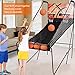 Ancheer Electronic Basketball Game Double Shot Basketball Arcade Game 8-in-1 Electronic Hoops with 5 Balls & Scoring