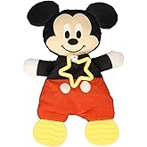 Kids Preferred Disney Baby Mickey Mouse Plush and Sensory Crinkle Teether Toys for Newborn Baby Boys and Girls 10 inches