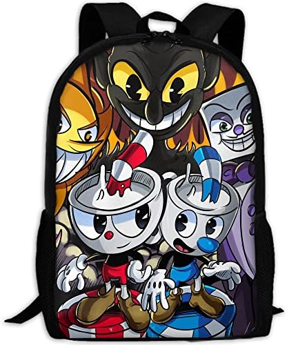MKKR2 Cup-head 3D Adult Outdoor Leisure Sports Backpack And School Backpack