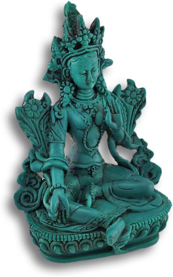 Himalayan Art House Green Tara Statue (Green)