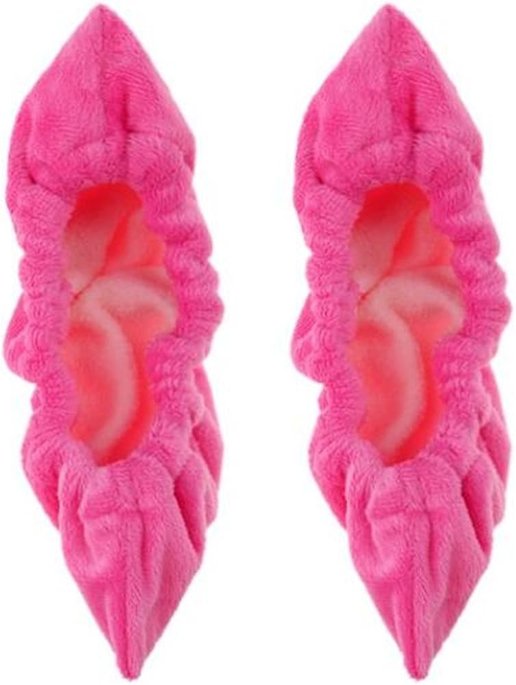 LIUHUO Ice Skate Boot Covers Sold in Pair Terry Cloth Blades Covers (Red) : Sports & Outdoors