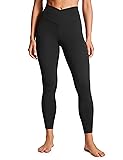 CRZ YOGA Womens Butterluxe Cross Waist Workout