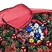 Tiny Tim Totes 83-DT5578 Premium Holiday Christmas Bag with Bonus Center Storage Wreaths, 36-inch, Red