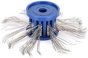 LjwZekyrnt Texturning Polishing Brush 0.3mm Wire Jewelry Brush Making Tool with Hook