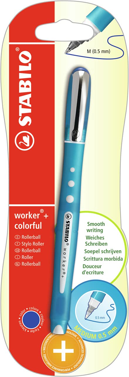 STABILO Rollerball worker+ colorful - Blue
