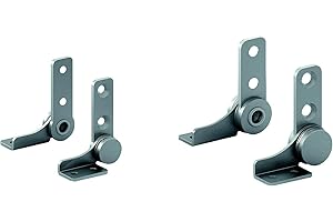 SUGATSUNE Friction Hinge, 430 Stainless Steel, 1" Leaf Height, 2-1/16" Open Width, 17.7 lbs/in Torque (Pack of 1)