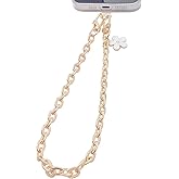 cioatu Beaded Phone Charm Strap Phone Wrist Strap Handmade Cellphone Lanyard with Tether Tab Wristlet Bracelet PhoneChainStrap