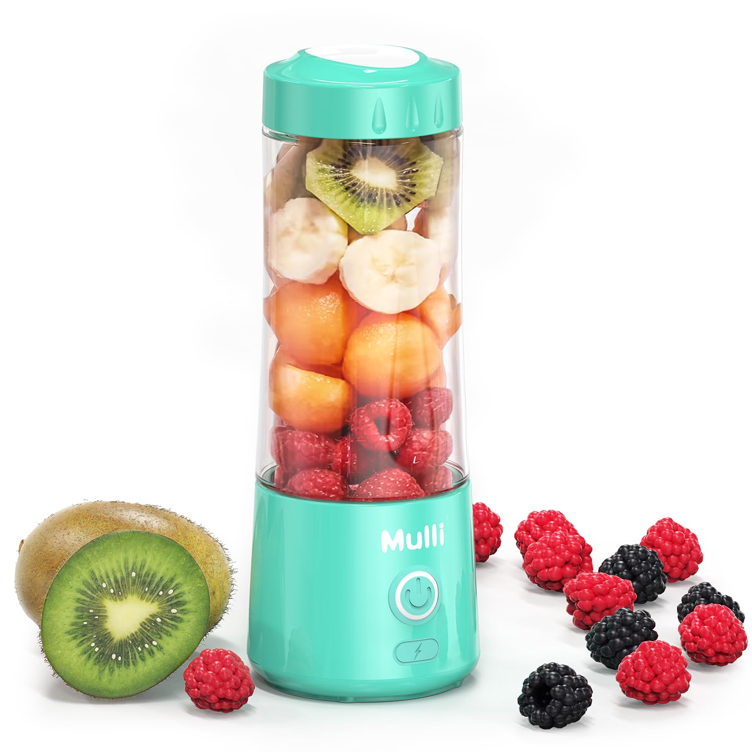 Photo 1 of Mulli Portable Blender,USB Rechargeable Personal Mixer for Smoothie and Shakes, Mini Blender with Six Blades for Baby Food,Travel,Gym(Update)