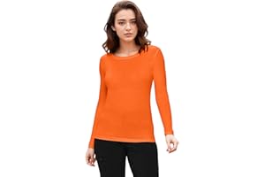 Natural Uniforms Women's Under Scrub Tee Crew Neck Long Sleeve T-Shirt