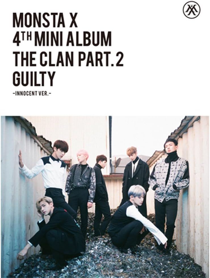 MONSTA X - [THE CLAN 2.5 PART.2 GUILTY] INNOCENT Ver. 4th Mini Album CD+Photobook+PhotoCard SEALED