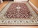 AS Quality Rugs Large Area Rugs, Traditional Rugs for Bedroom & Living Room, Easy-Cleaning, Washable, Stain Resistant, (Red, Large 8x11)