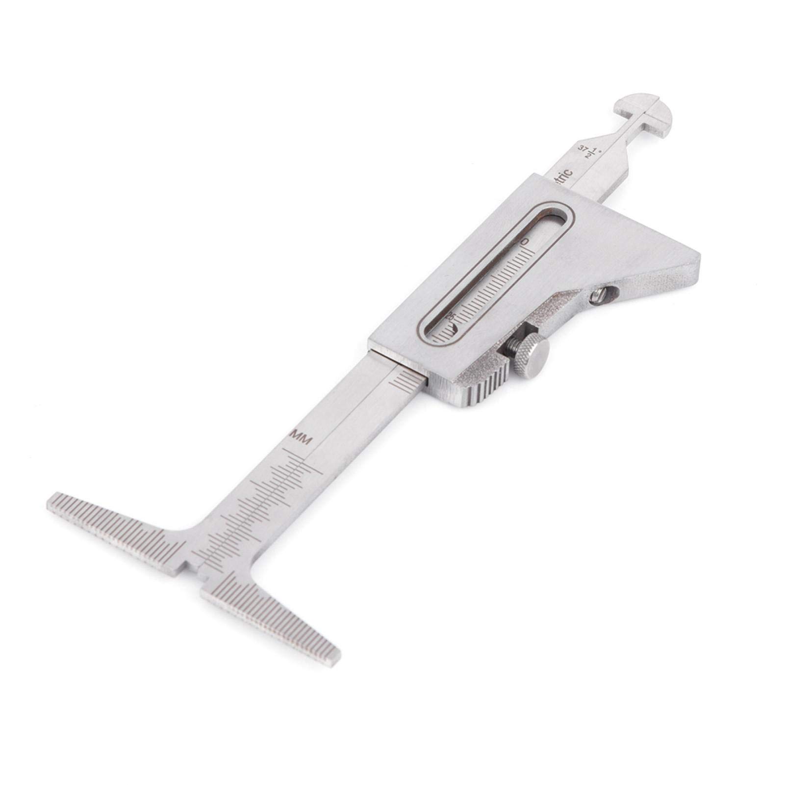 BORDSTRACT Pipe Welding Gauge, 0-6mm High low Pipe Measurement Gauge Stainless Steel Welding Gauge Gage,Weld Internal Misalignment,Inch and Metric Welding Measure Tool