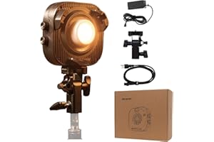 Amaran Halo 100x Compact Cob Led Video Light 100W CCT 2,700K - 6,500K Bowens Mount Continuous Light 9 Effects App Control for