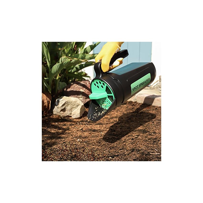 Hand Spreader Shaker for Seed, Salt, DeIcer, Ice Melt, Earth Food and