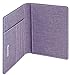 SimpacX Fabric Passport Holder Wallet Cover Case RFID Blocking Travel Wallet (purple)